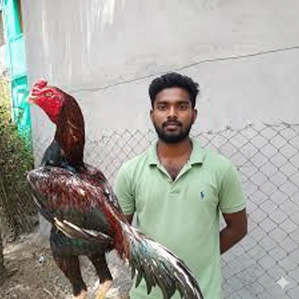 Farmer with Premium Breed